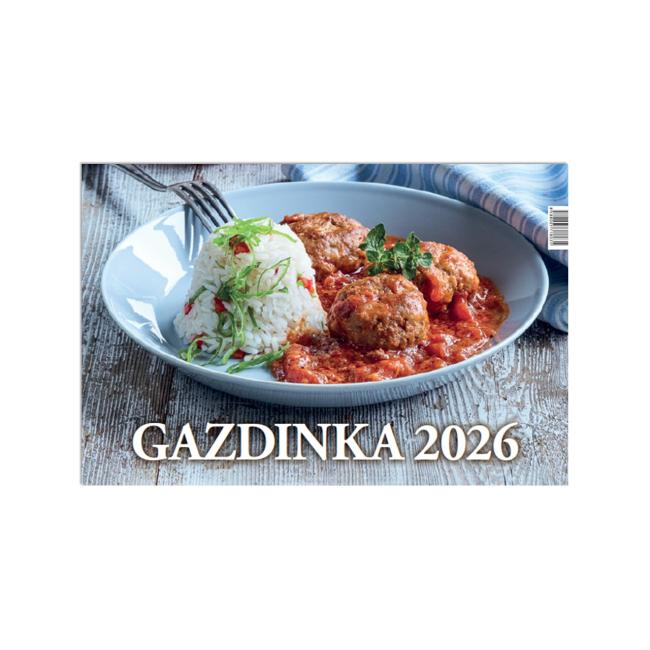 [KD000371] Řádkový nástěnný kalendář Housewife 23 × 15,2 cm 2026