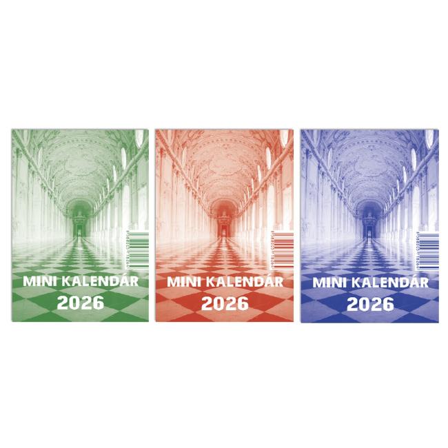 [KD000373] Stolní kalendář řada Mini MIX barev 7,5 × 10,5 cm 2026