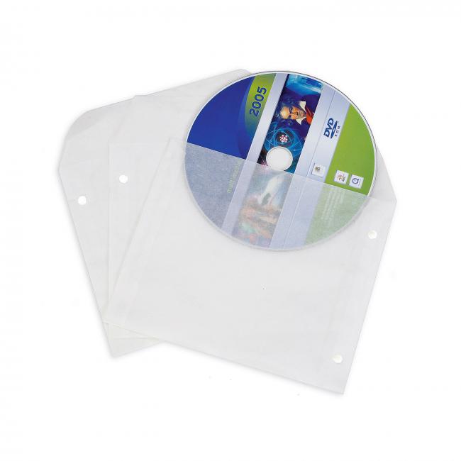 Závěsný obal na CD/DVD Karton PP 10ks