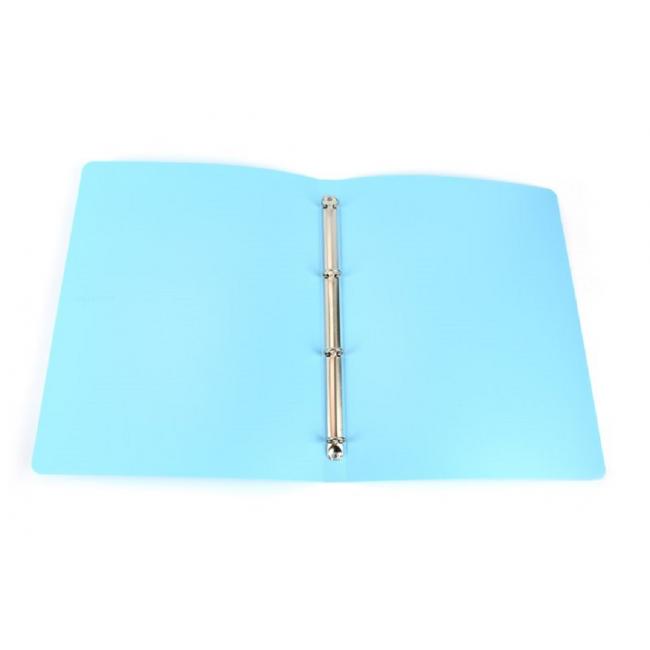 [KP227400] Pořadač 4-kroužkový Karton PP Pastelini PP modrý