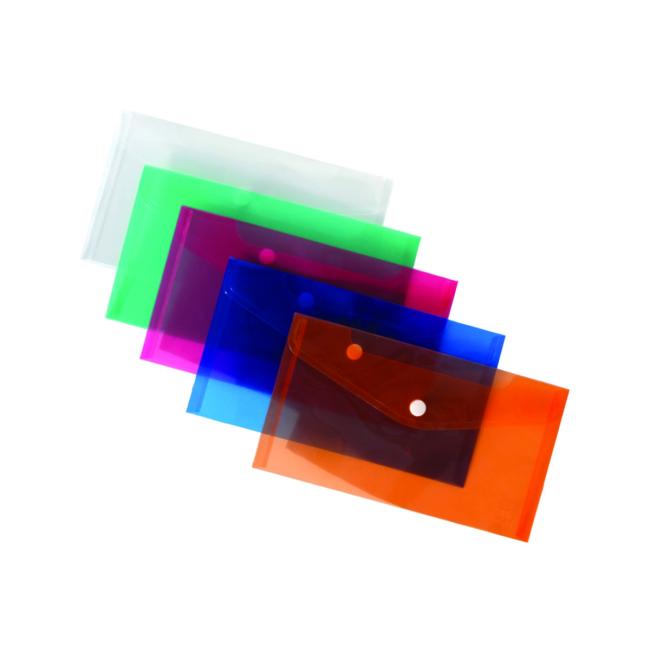 Plastový obal DL s cvočkem Karton PP čirý