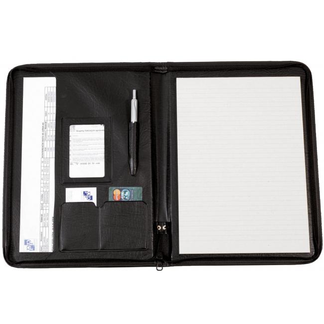 [KP562000] Konferenční mapa A4 KARTON PP ASISTENT imitace kůže černá