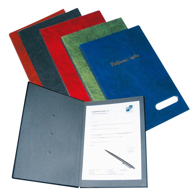 [KP720900] Podpisová kniha plastová 14 KARTON PP černá