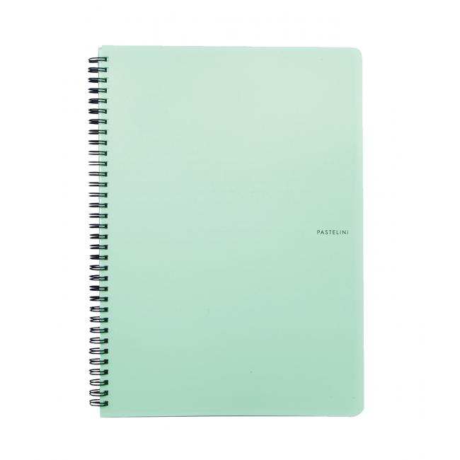 [KP806800] Poznámkový blok A4 Karton PP Pastelini zelený