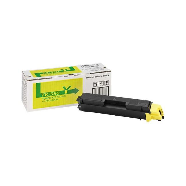 Toner Kyocera TK-580Y yellow (2.800 str.) pro FS-C 5150DN/Ecosys P6021