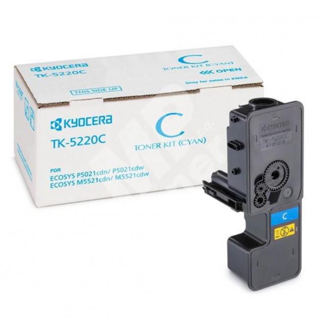 Toner Kyocera TK-5220C cyan (1.200 str.) pro Ecosys P5021cdn/P5021cdw/M5521cdn/M5521cdw