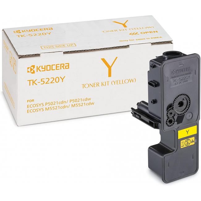 Toner Kyocera TK-5220Y yellow (1.200 str.) pro Ecosys P5021cdn/P5021cdw/M5521cdn/M5521cdw