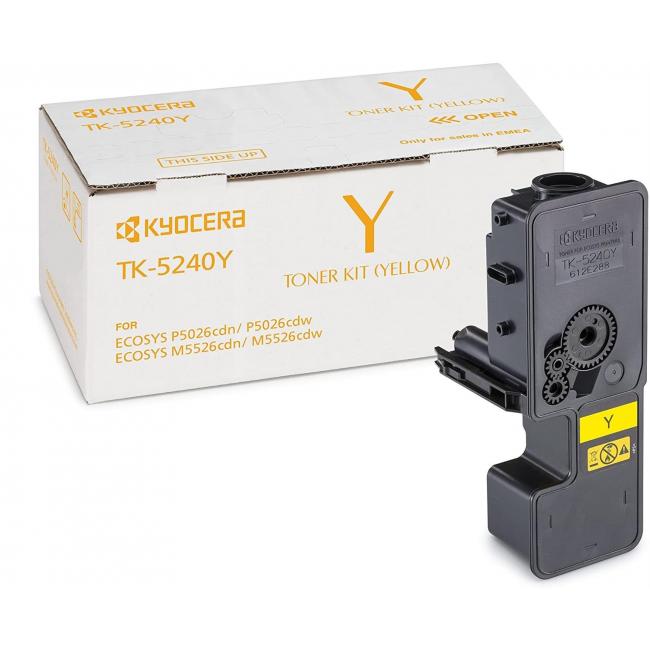 Toner Kyocera TK-5240Y yellow (4.000 str.) pro Ecosys P5026cdn/P5026cdw/M5526cdn/M5526cdw