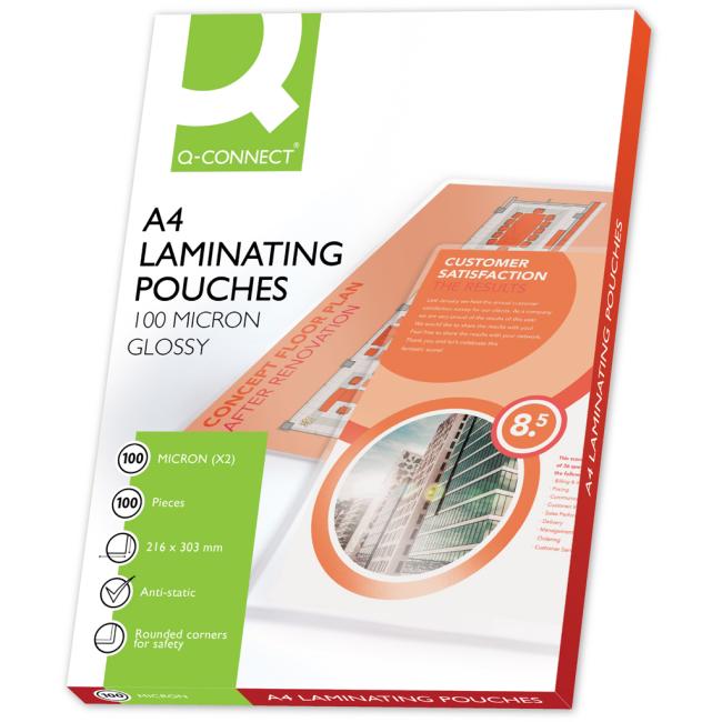 [LF216310] Laminovací fólie Q-Connect 216x303 A4 100mic