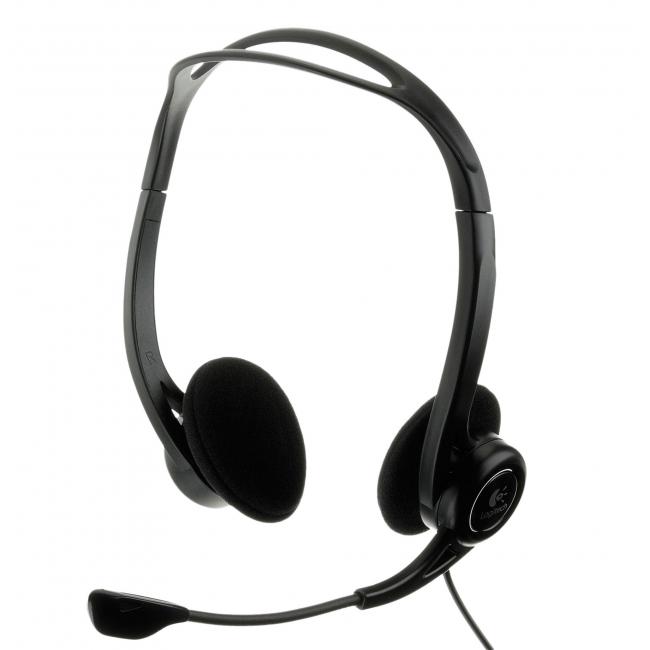 Sluchátka s mikrofonem Logitech PC 960 Headset, USB