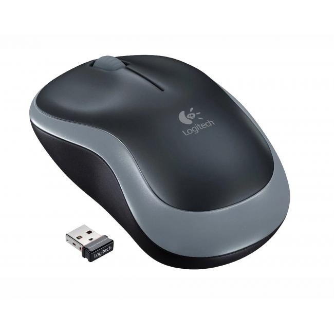 [LG002238] Myš Logitech M185 šedá, bezdrátová, optická