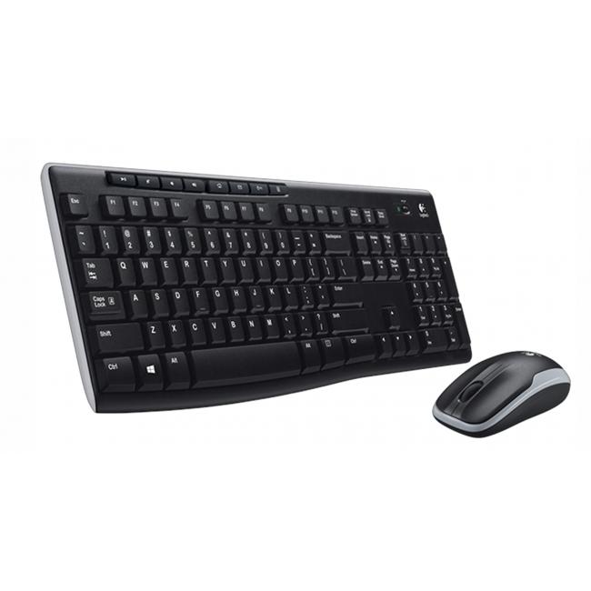 Bezdrátový set klávesnice Logitech MK 270 + myš, optický, USB, CZ/SK