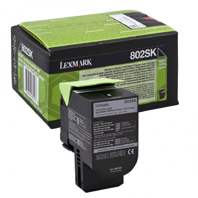 Toner Lexmark 802CZ black (2.500 str.) pro CX310/CX410/CX510