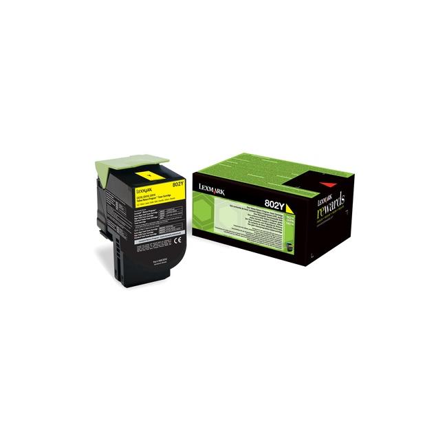 [LK030897] Toner Lexmark 802Y yellow (1.000 str.) pro CX310/CX410/CX510