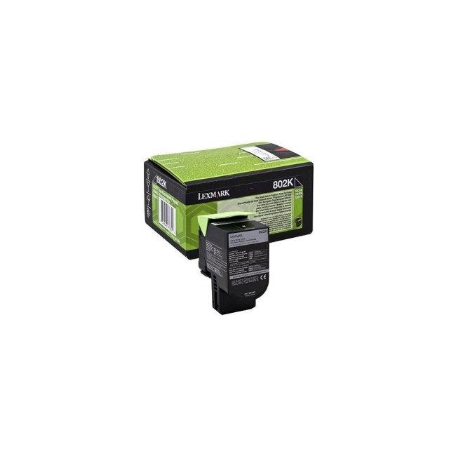 Toner Lexmark 802K black (1.000 str.) pro CX310/CX410/CX510 802K