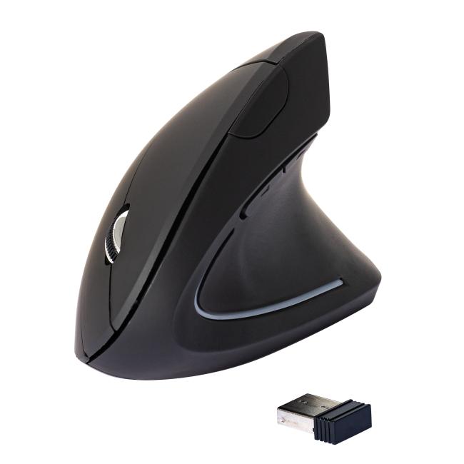 Myš bezdrátová ergononická Q-CONNECT černá