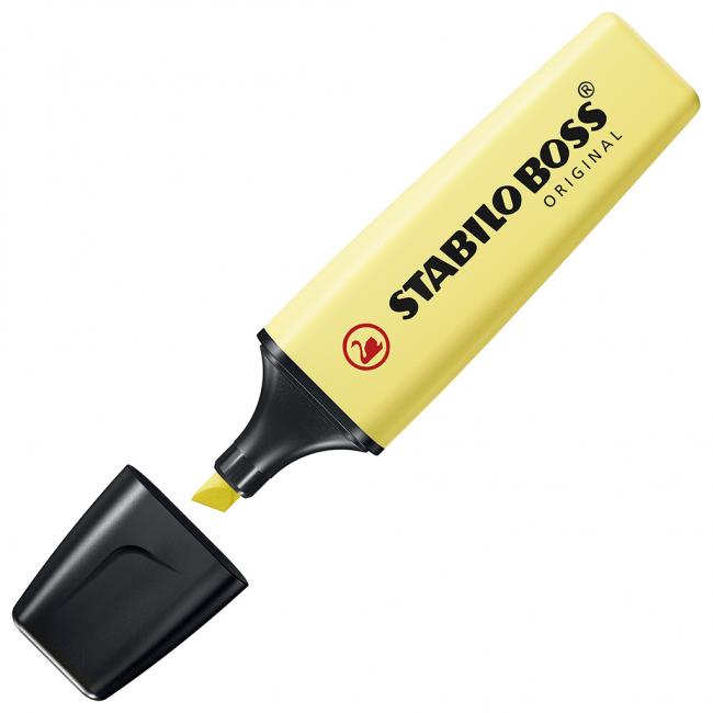 Zvýrazňovač STABILO BOSS ORIGINAL Pastel pastelový žlutý