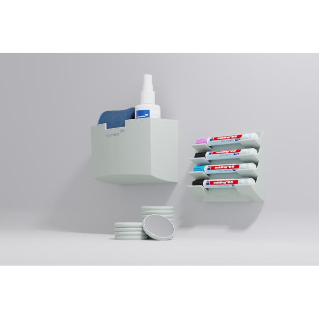 Magnety na skleněné tabule GLASSBOARD, zelené 5ks