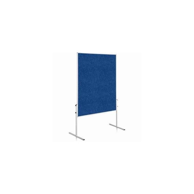[LM206100] Moderační tabule plstěná 150x120 cm ECONOMY modrá neskl.