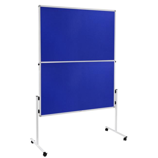 [LM207100] Moderační tabule plstěná 150x120 cm ECONOMY modrá