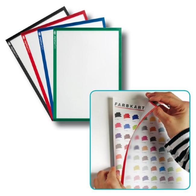 Magnetický držák dokumentů A4 5 ks modrý