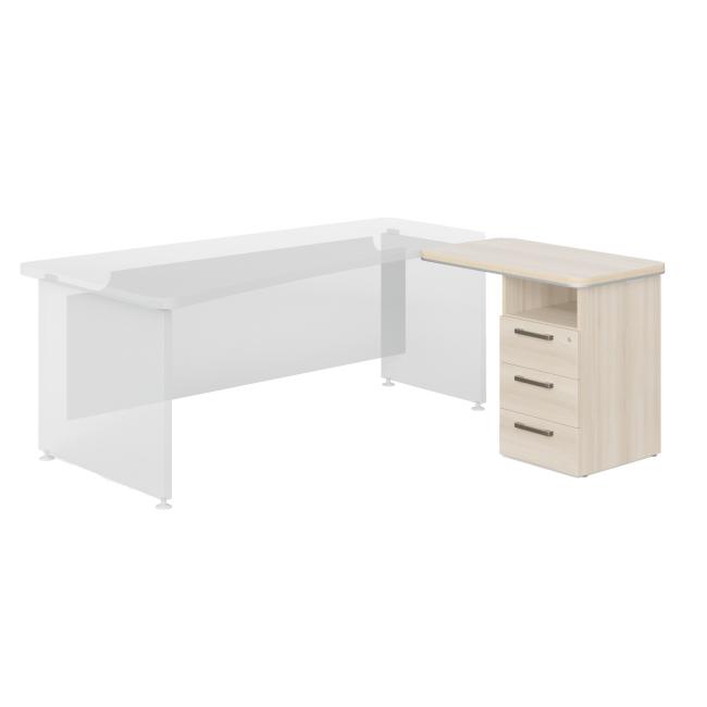 Kontejner přístavný P nika Lenza Wels, 90x76,2x55cm, akát světlý