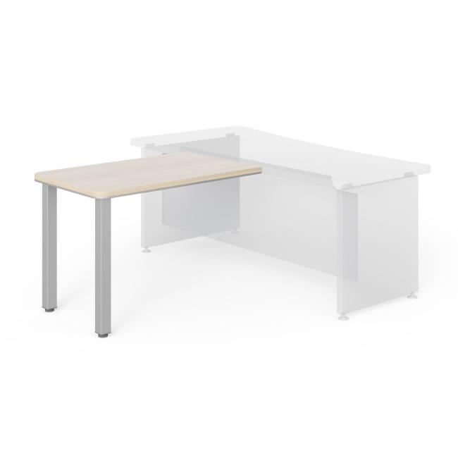 [LZ001401] Přídavný stůl Lenza Wels, 110x76,2x70cm, kovové nohy - akát světlý