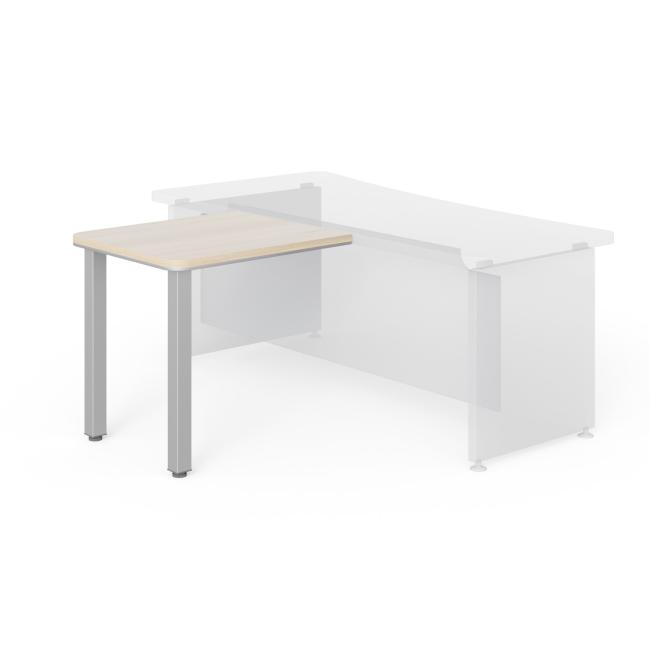 [LZ001420] Přídavný stůl Lenza Wels, 80×76,2×70cm, kovové nohy - akát světlý