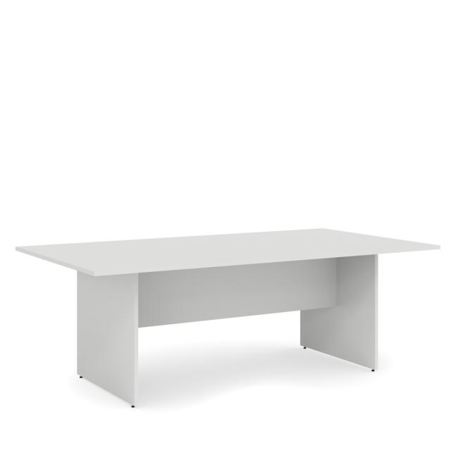 Jednací stůl BASIC, 220x76x120cm, bílá