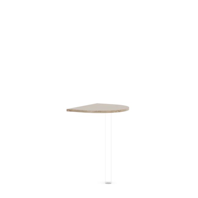 Doplňkový stůl bez nohy BASIC, 60x2,2x50cm, dub Sonoma