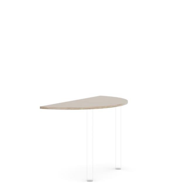 Doplňkový stůl bez nohy BASIC, 120x2,2x60cm, dub Sonoma