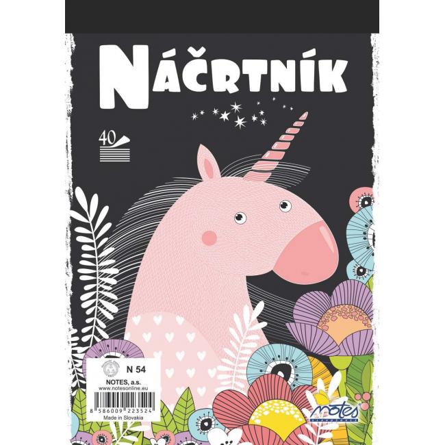 [XX000614] Náčrtník N54 A5 40 listů
