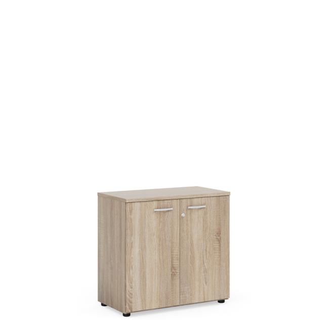 [LZ002834] Policová skříň BASIC, se zámkem, 80x40x76, 5cm, dub Sonoma