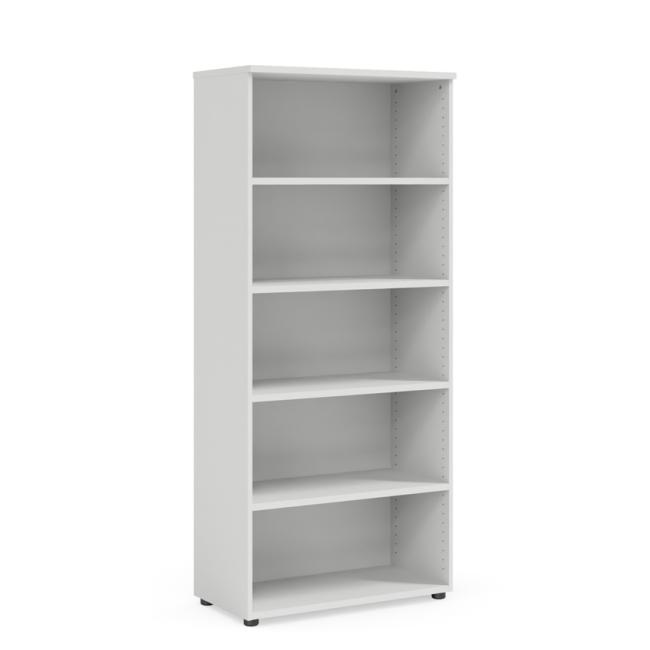 [LZ002843] Policová skříň BASIC, otevřená, 80x40x182, 1cm, bílá