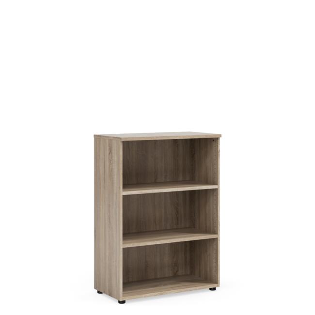 Policová skříň BASIC, otevřená, 80x40x111, 7cm, dub Sonoma