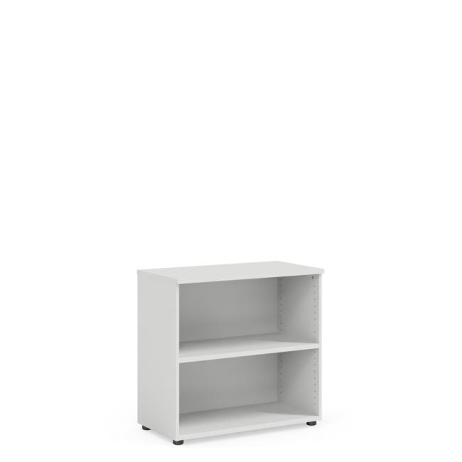 [LZ002863] Policová skříň BASIC, otevřená, 80x40x76, 5cm, bílá
