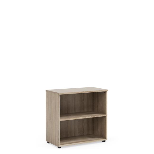 [LZ002864] Policová skříň BASIC, otevřená, 80x40x76, 5cm, dub Sonoma