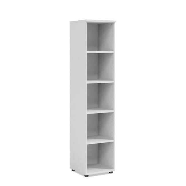 [LZ002943] Policová skříň BASIC, otevřená, 40x40x182, 1cm, bílá