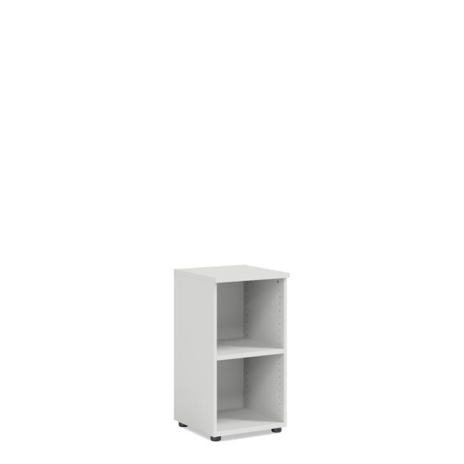[LZ002963] Policová skříň BASIC, otevřená, 40x40x76, 5cm, bílá
