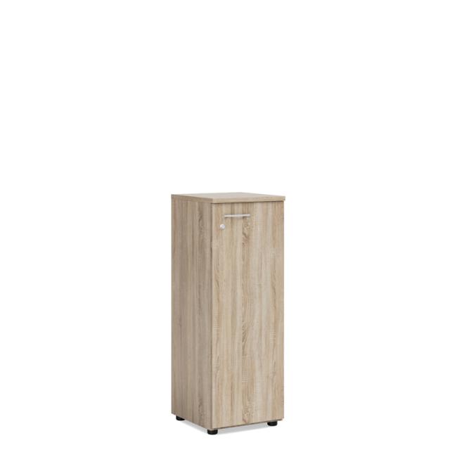 [LZ003004] Policová skříň BASIC, pravé dveře se zámkem, 40x40x111,7cm, dub Sonoma