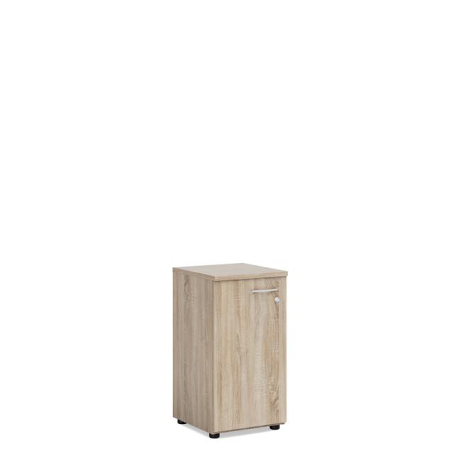 [LZ003014] Policová skříň BASIC, levé dveře se zámkem, 40x40x76, 5cm, dub Sonoma