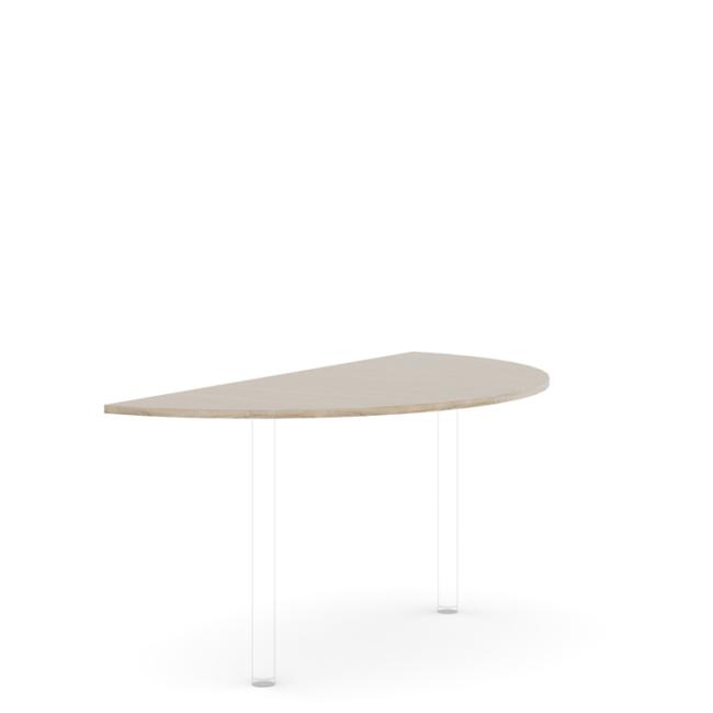 Doplňkový stůl bez nohy BASIC, 160x2,2x80cm, dub Sonoma
