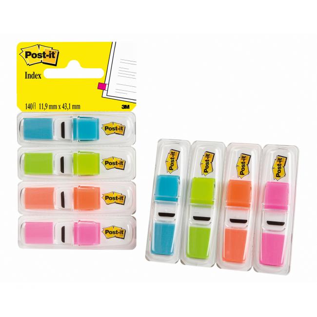 Záložky Post-it Index úzké v zásobníku