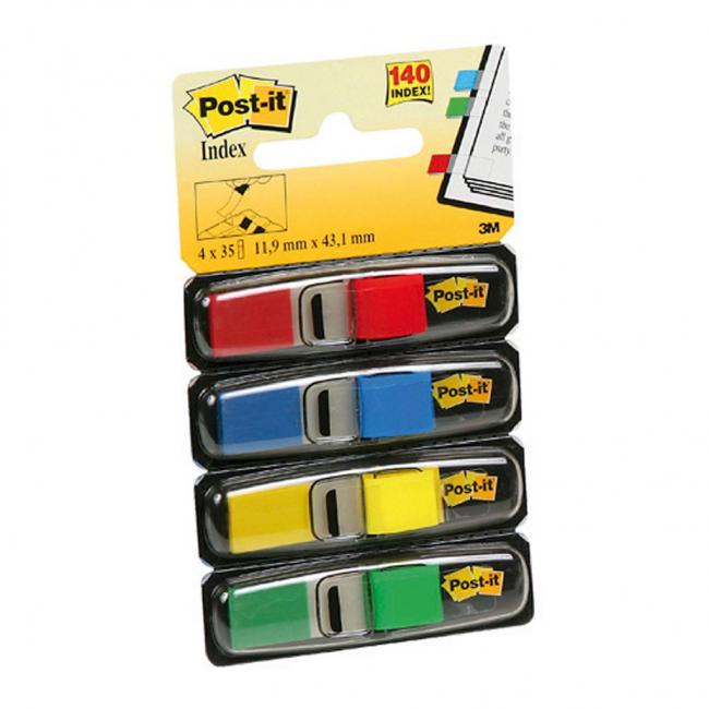 [MM068340] Post-it index úzký, 11,9 x 43,1 mm, klasické barvy