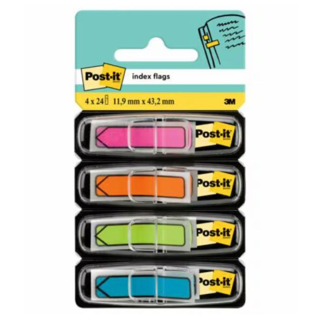 Post-it index šipky neonové, 11,9 x 43,1 mm