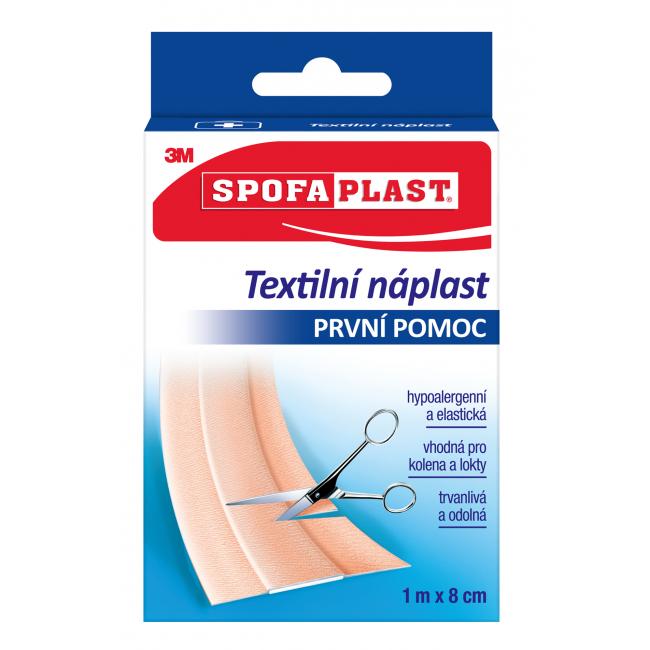 3M Spofaplast 164 Textilní elastická náplast, 1 mx 8 cm
