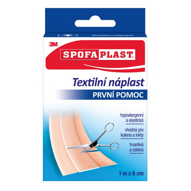 3M Spofaplast 154 Textilní elastická náplast, 1 mx 6 cm