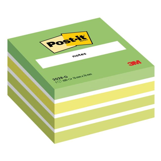 Samolepící bloček Post-it 76x76 zelená