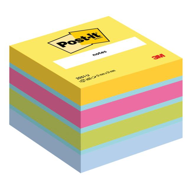 Samolepící bloček Post-it 51x51 mini mix barev