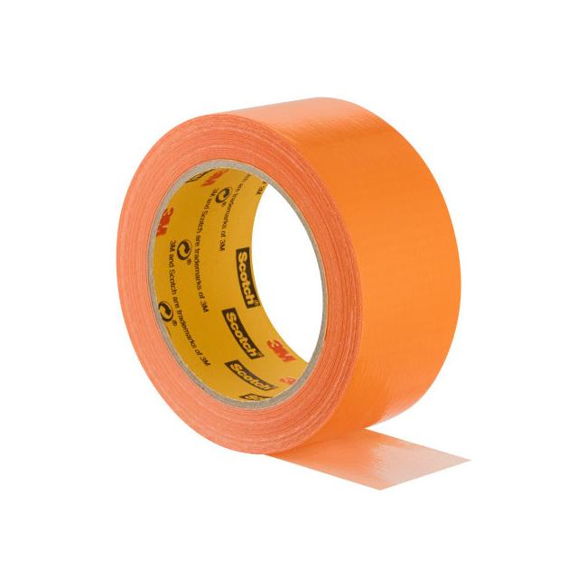 Opravná páska Scotch, s vysokou viditelností, 25m x 48mm, oranžová Lepicí páska typu duct pro všeobecné použití při opravách, které mají být velmi viditelné